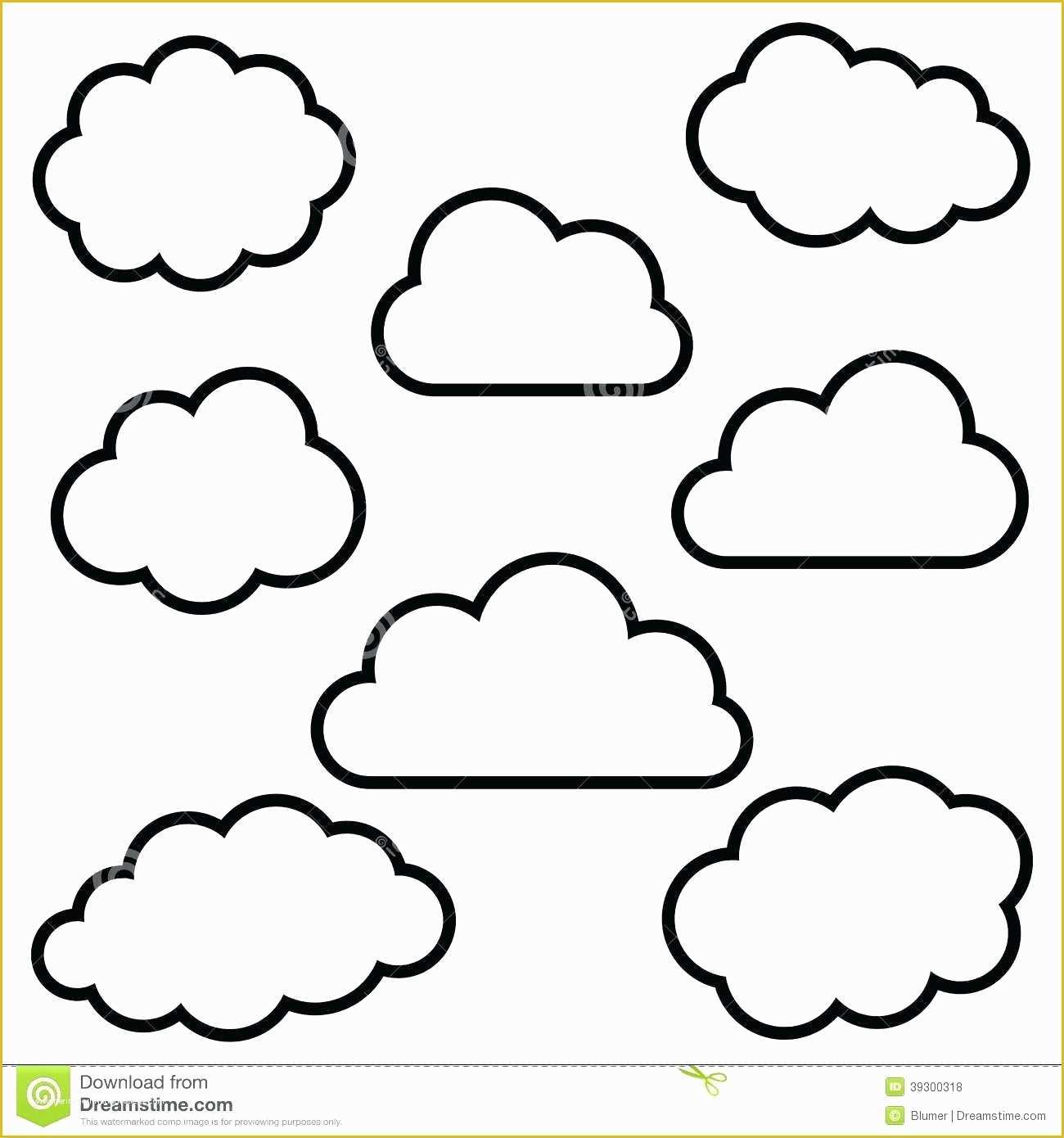 Cloud Template Free Of Template Printable Clouds Template Free Cloud Templates
