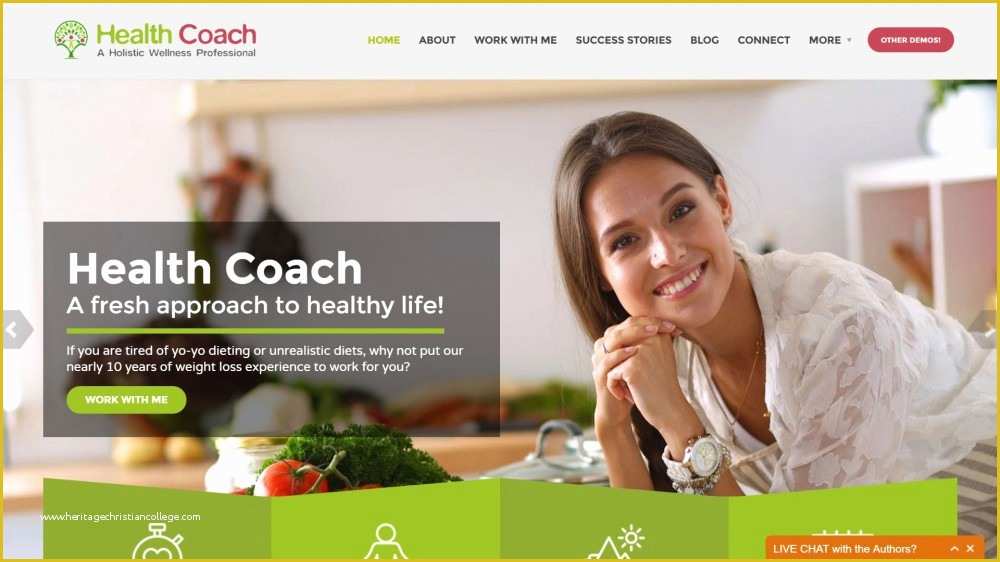 Coaching Website Templates Free Download Of 15 Most Useful Wellness Nutrition & Weight Loss Wordpress
