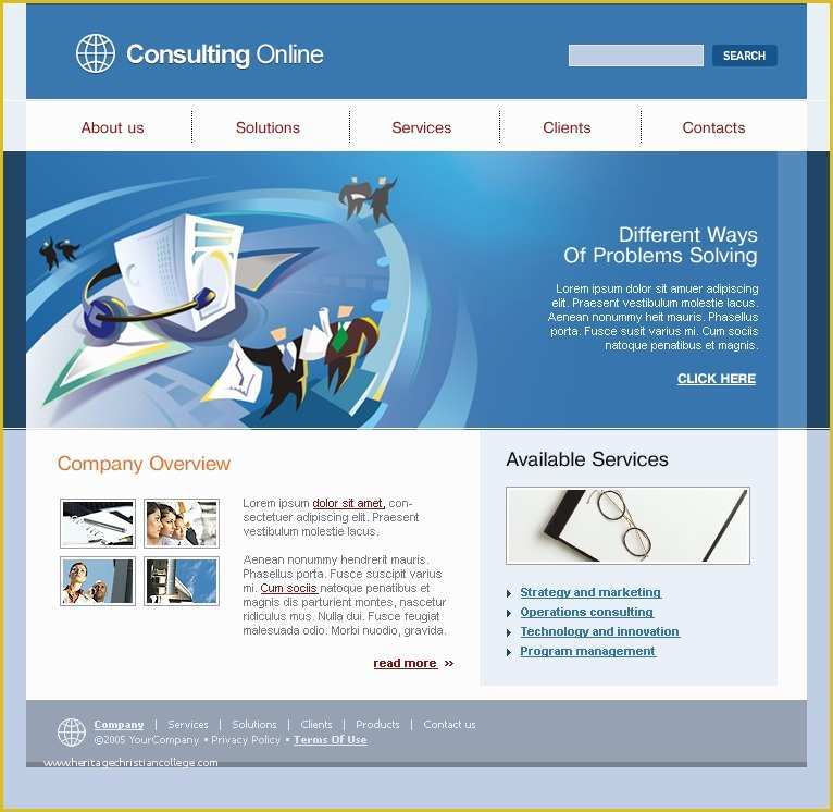 Coaching Website Templates Free Download Of Consulting Website Template 8296