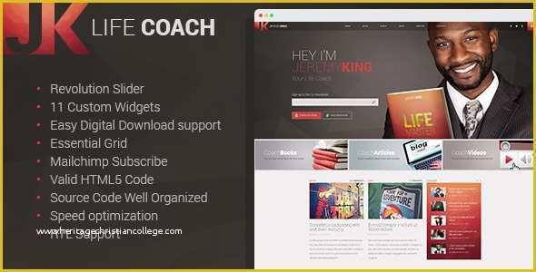Coaching Website Templates Free Download Of Life Coach Personal Page Wordpress theme by Mwtemplates