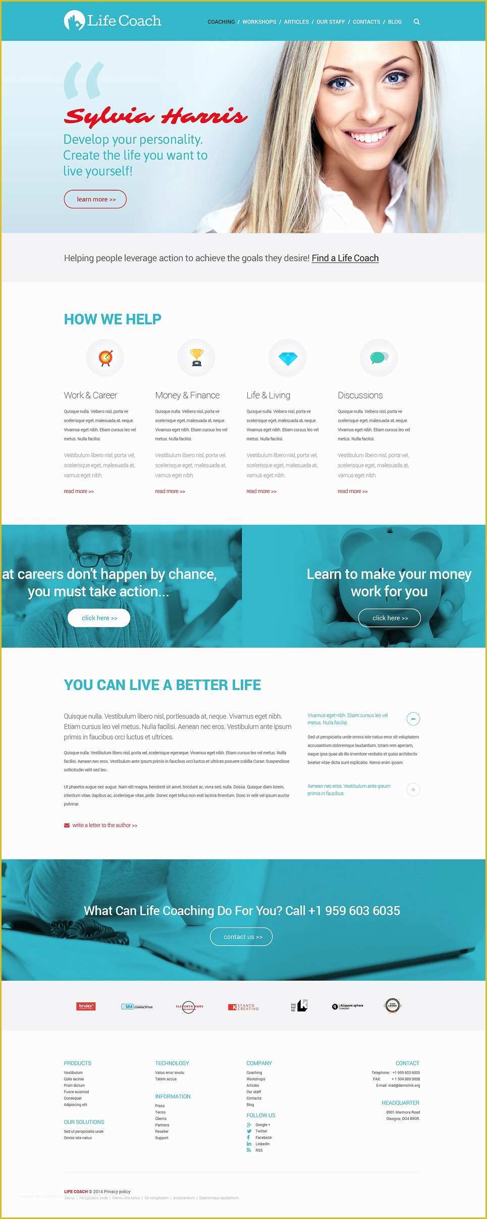 Coaching Website Templates Free Download Of Life Coach Responsive Website Template