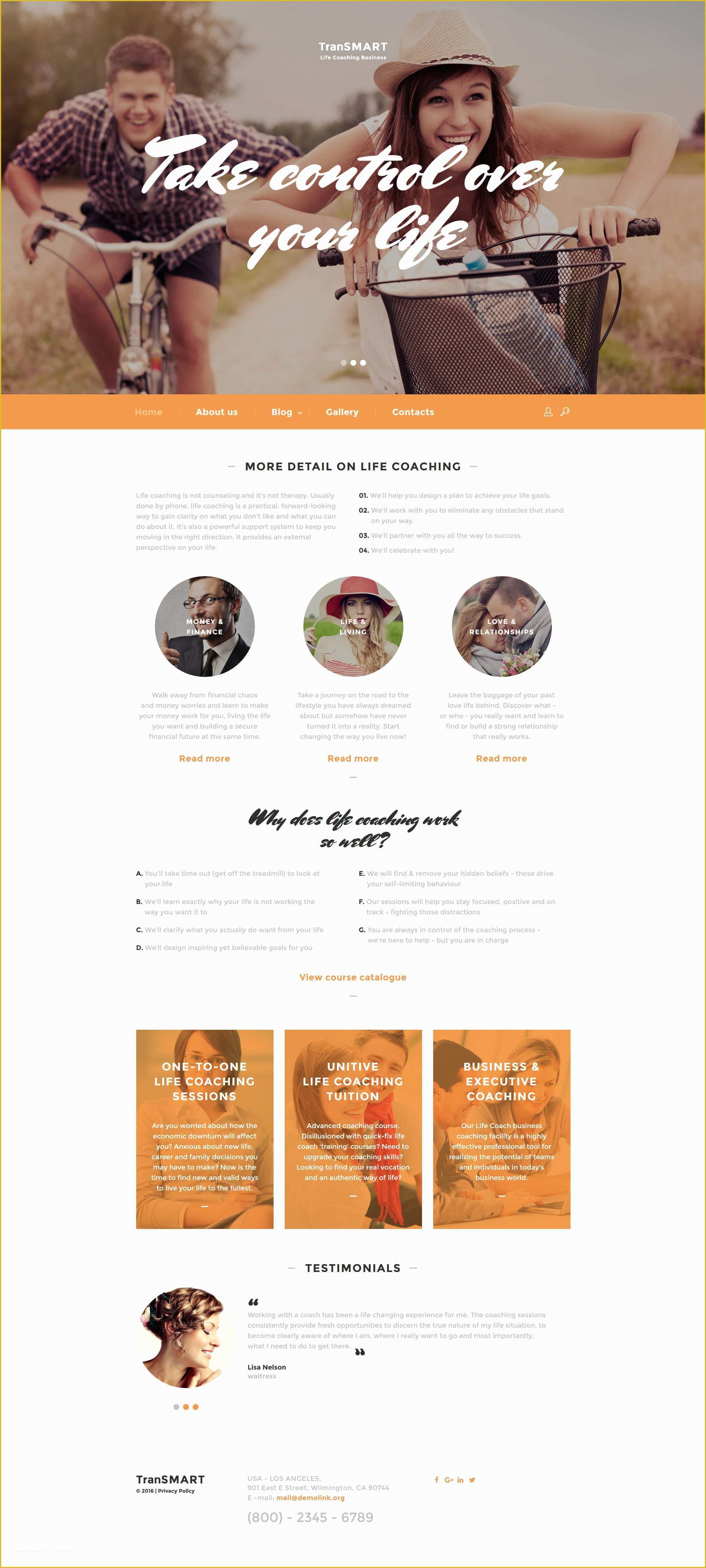 Coaching Website Templates Free Download Of Life Coach Web Template