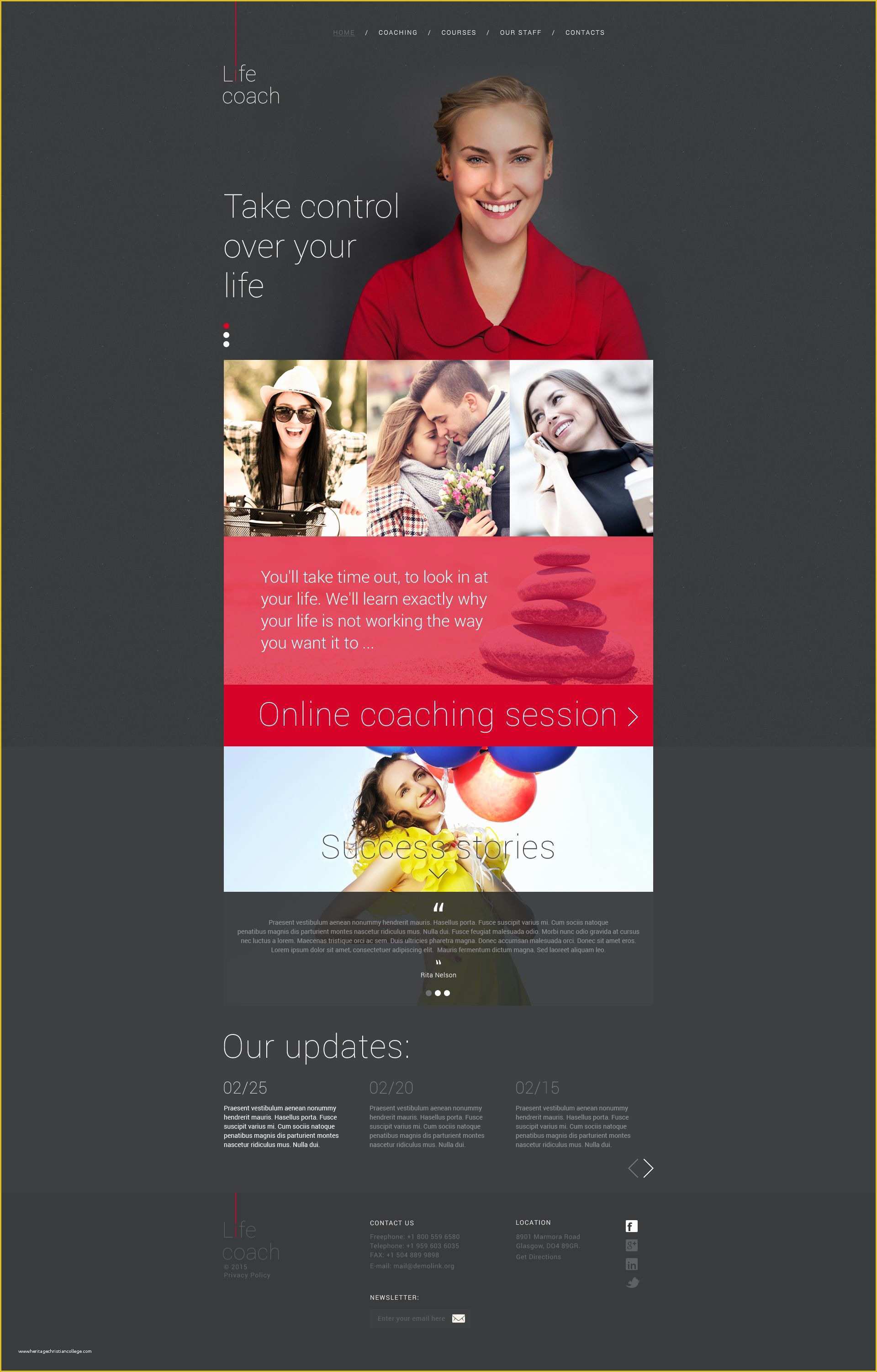 Coaching Website Templates Free Download Of Life Coach Website Template