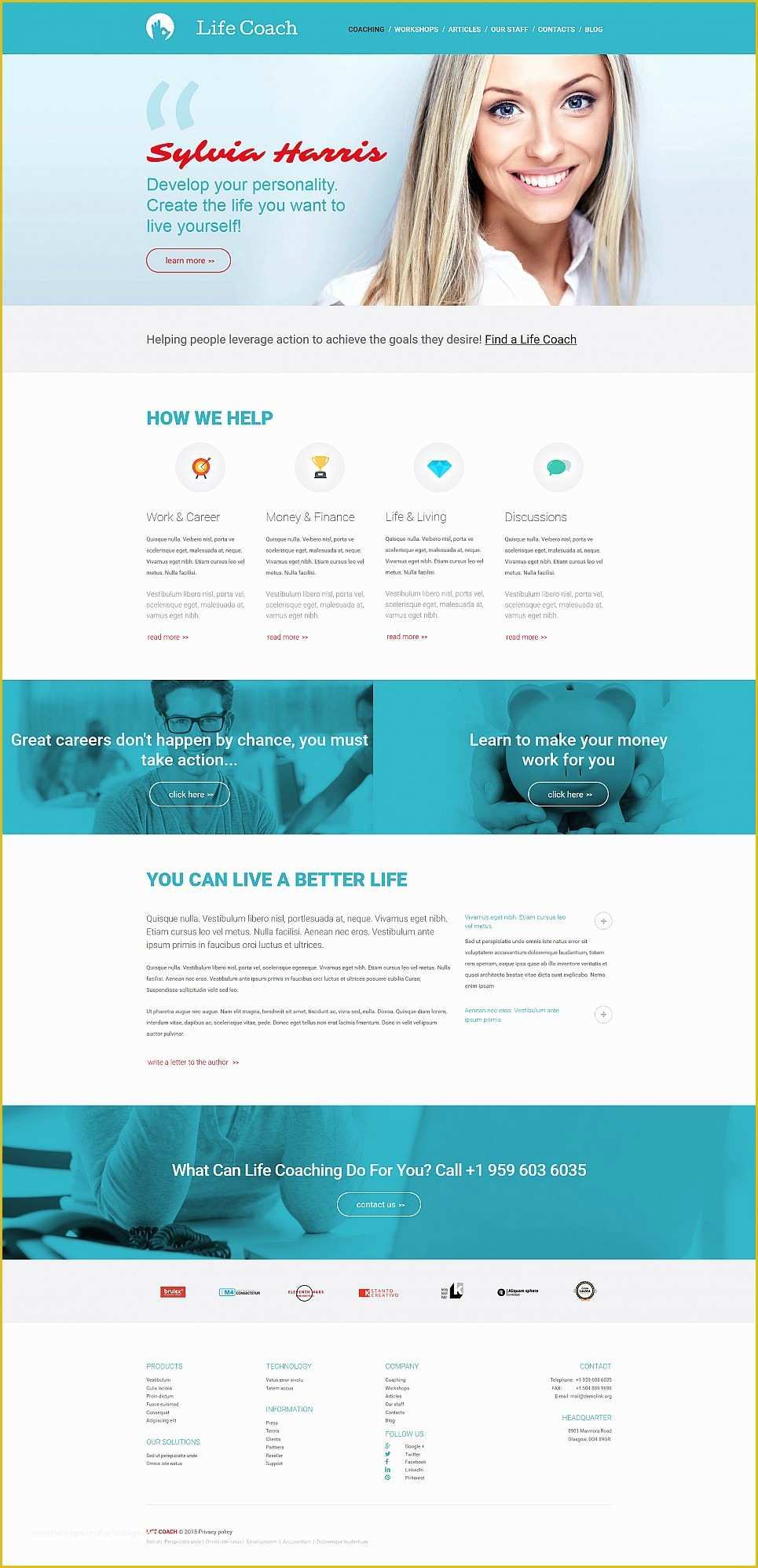 Coaching Website Templates Free Download Of Make A Website for Life Coach