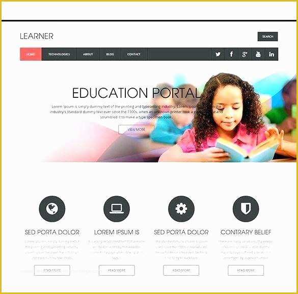 Coaching Website Templates Free Download Of Pro Education theme Puter Institute Website Templates