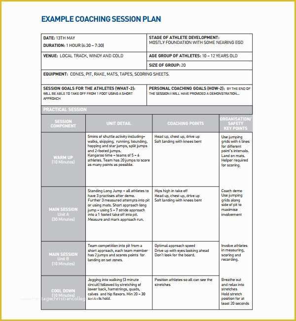 Coaching Website Templates Free Download Of Sample Coaching Plan Template Free Documents Download