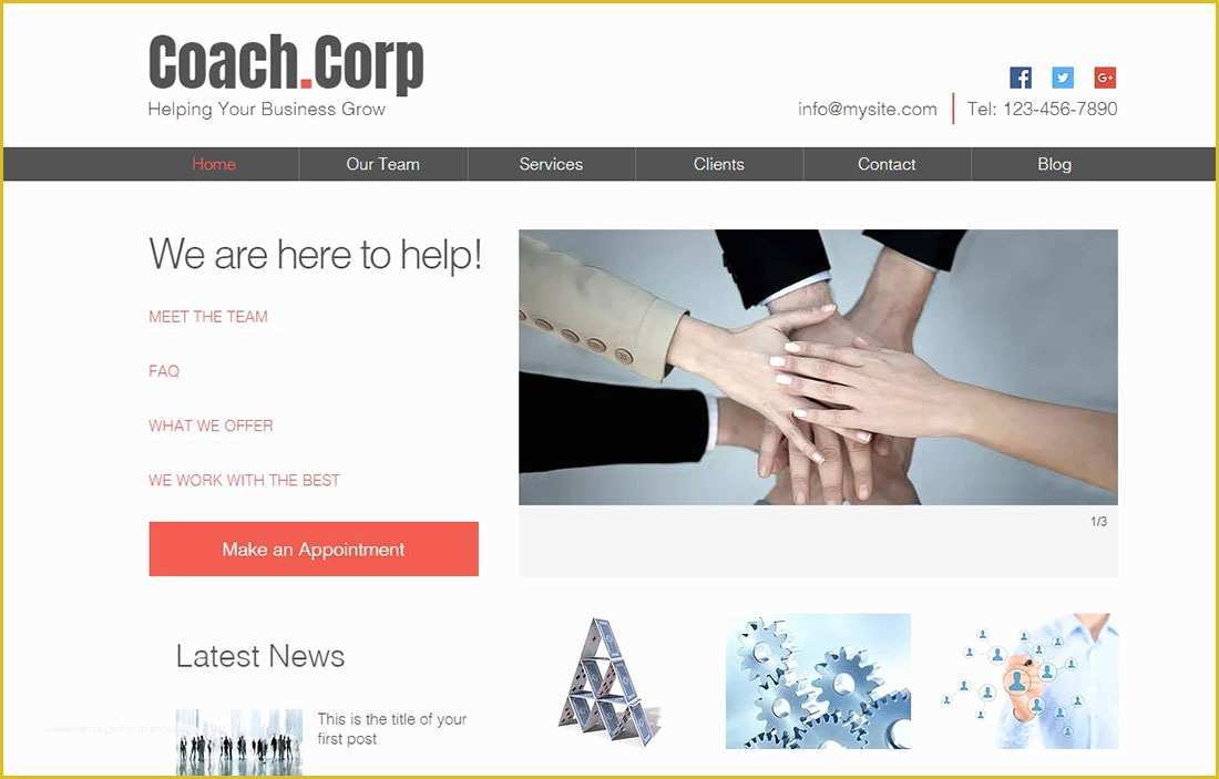 Coaching Website Templates Free Download Of top 20 Consulting Coaching Website Templates and