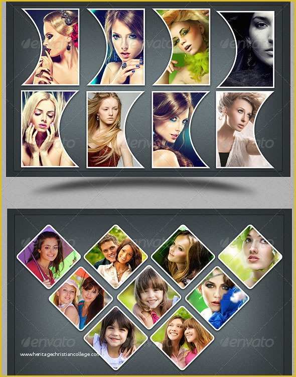 Collage after Effects Template Free Of Amazing Collage Templates In Shop