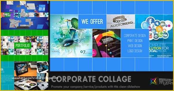 Collage after Effects Template Free Of Corporate Collage after Effects Templates