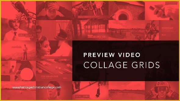 Collage after Effects Template Free Of Preview Video Screen Collage Grids by Gerardgerard