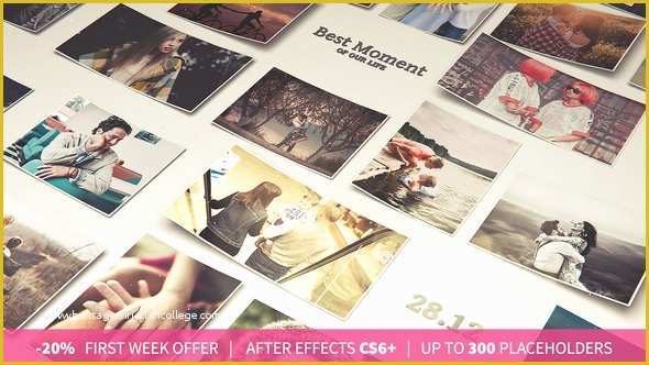 Collage after Effects Template Free Of Save the Date – Wedding Collage Special events after