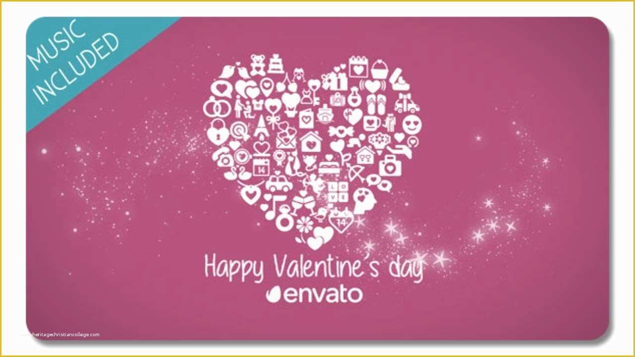 Collage after Effects Template Free Of Valentine Collage