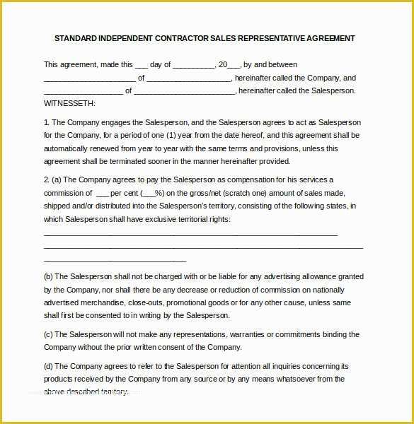 Commission Sales Agreement Template Free Of 23 Mission Agreement Templates Word Pdf Pages