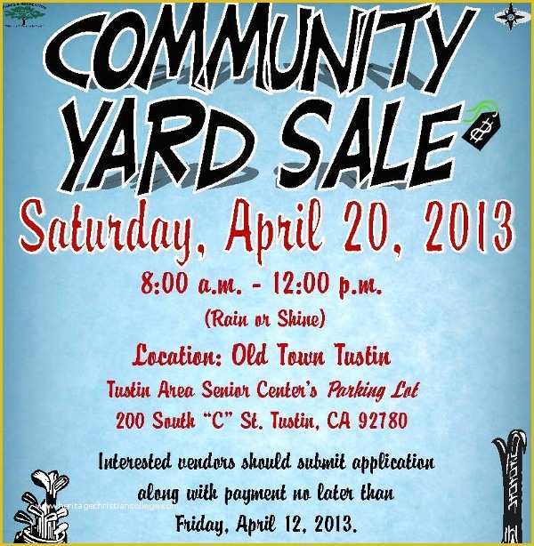 Community Templates Free Download Of 27 Yard Sale Flyer Templates