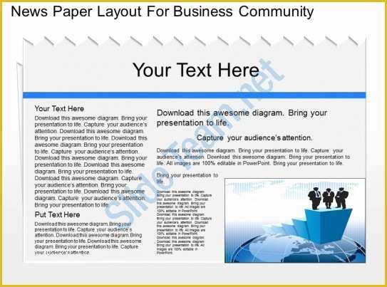 Community Templates Free Download Of Gx News Paper Layout for Business Munity Powerpoint