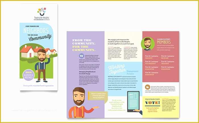 Community Templates Free Download Of Homeowners association Brochure Template Design