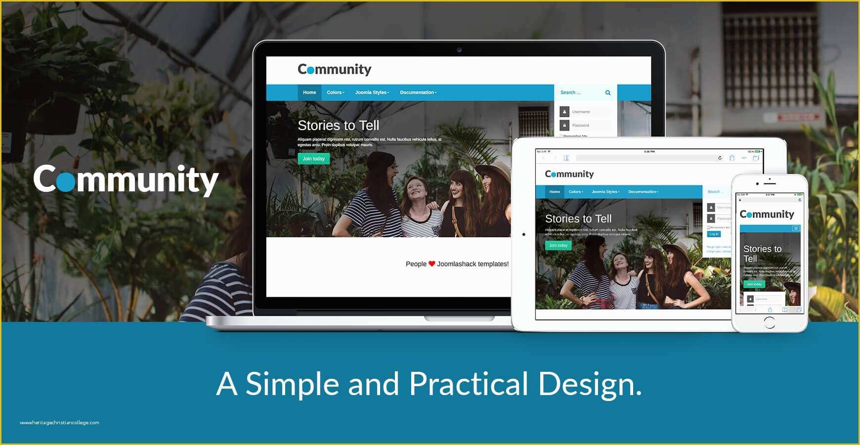 Community Templates Free Download Of Munity A Simple Social And 