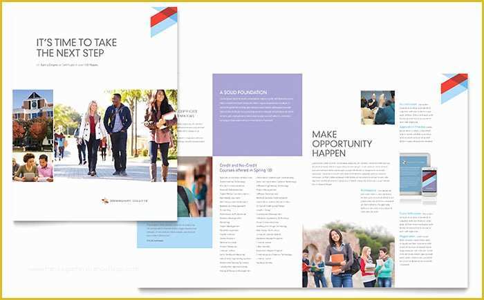 Community Templates Free Download Of Munity College Brochure Template Word & Publisher