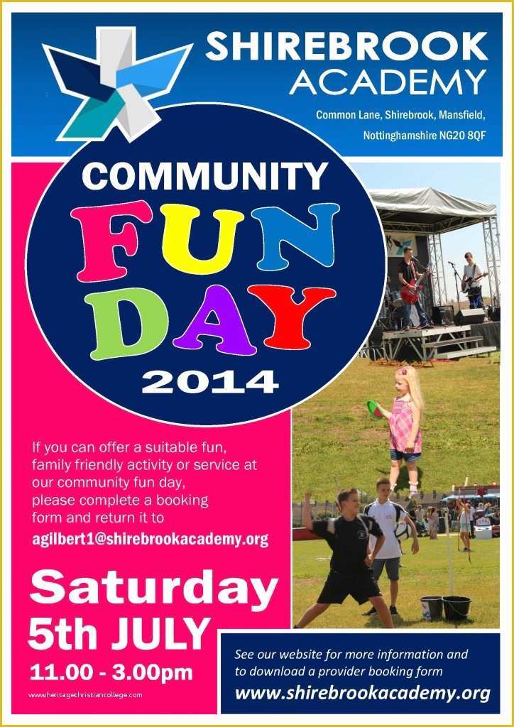 Community Templates Free Download Of Munity Fun Day 2014