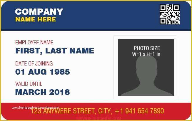 55 Company Id Template Free