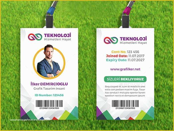 Company Id Template Free Of 15 Best Id Card Template Design In Psd and Ai Designyep