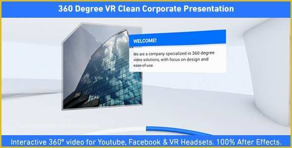 Company Profile after Effects Templates Free Download Of 360 Degree Vr Clean Corporate Presentation after Effects