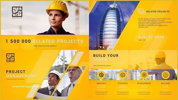 Company Profile after Effects Templates Free Download Of Construction Building Presentation by Mix Motion