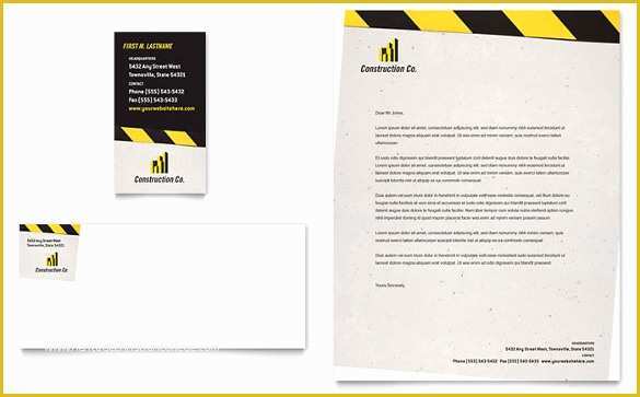 Construction Company Letterhead Template Free Of 10 Construction Pany Letterhead Templates Free