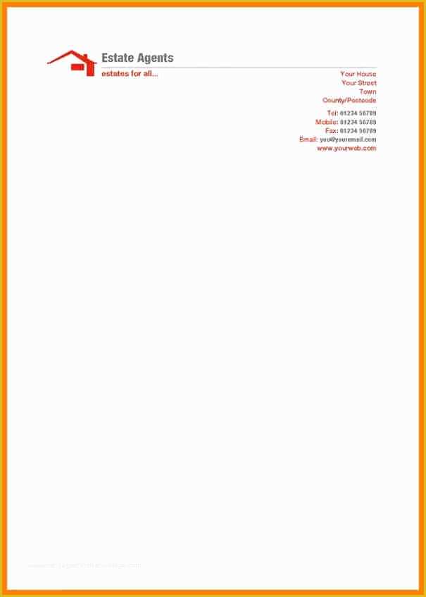 Construction Company Letterhead Template Free Of 6 Construction Letterhead Templates