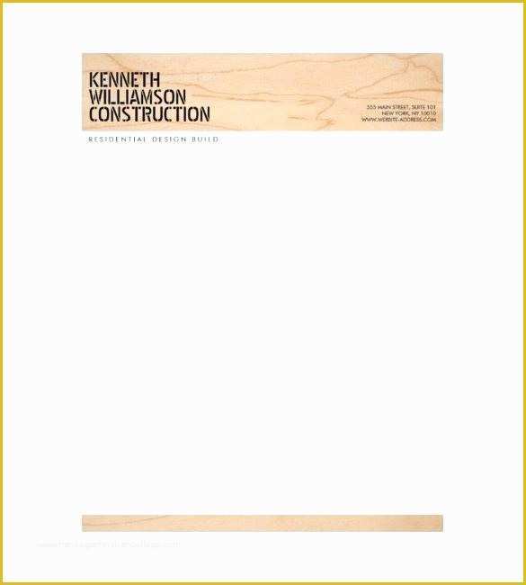 Construction Company Letterhead Template Free Of Construction Pany Brochure Template Free Letterhead