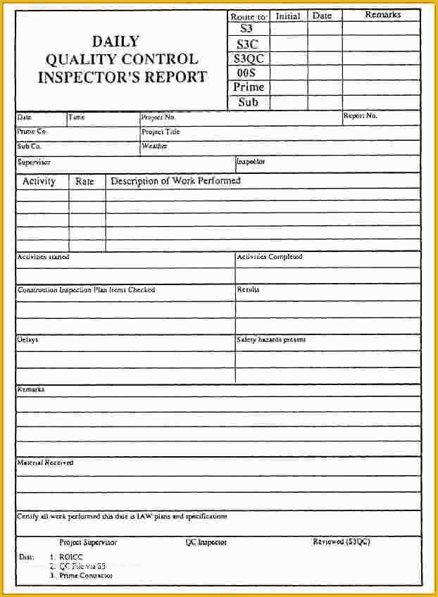 Construction Daily Report Template Free Of 7 Construction Daily Report Template