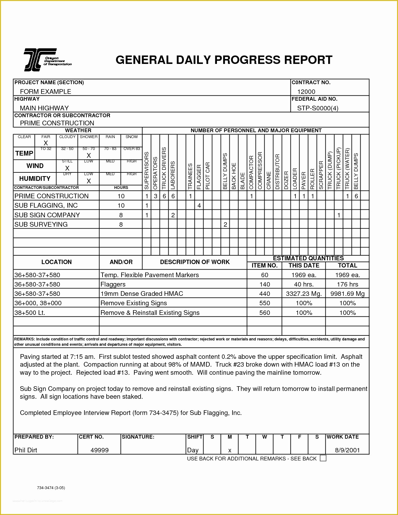 Construction Daily Report Template Free Of Daily Project Report format In Excel Daily Status Report