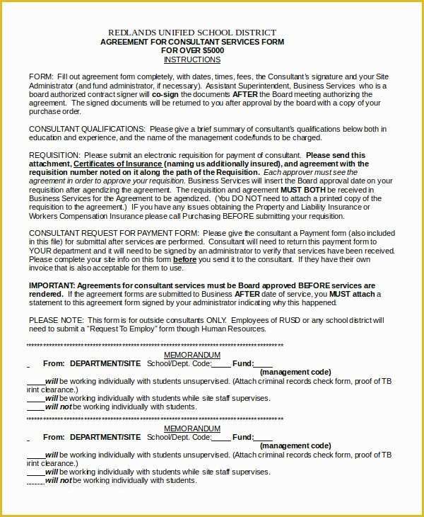 Consulting Agreement Template Free Of Consulting Agreement 11 Free Word Pdf Documents