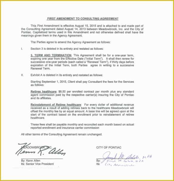 Consulting Agreement Template Free Of Consulting Agreement Template – 10 Free Word Pdf