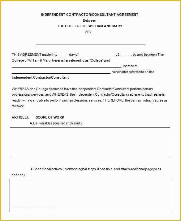 Consulting Contract Template Free Of 12 Consultant Contract Templates Free Word Pdf
