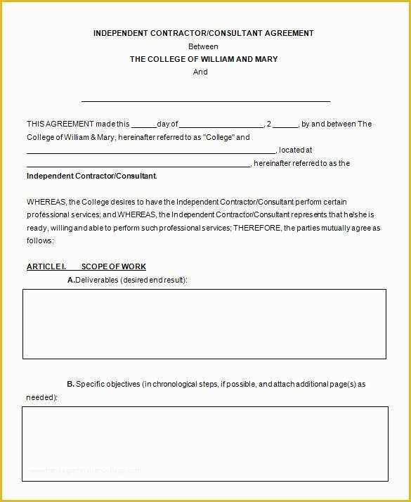 Consulting Contract Template Free Of 12 Consultant Contract Templates Free Word Pdf