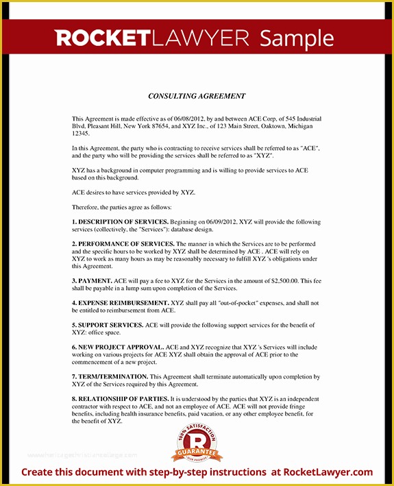 Consulting Contract Template Free Of Consulting Agreement Consulting Contract Template with