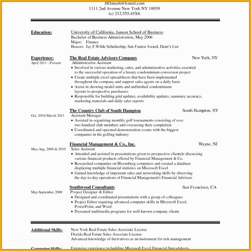 Contemporary Resume Templates Free Word Of 17 Cv format In Word Doc