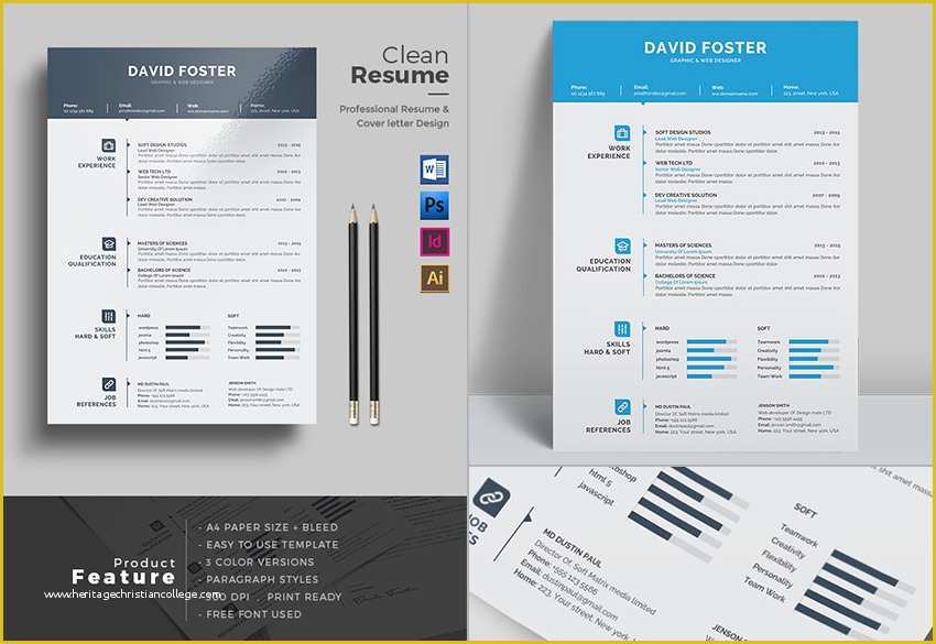 Contemporary Resume Templates Free Word Of 25 Professional Ms Word Resume Templates with Simple