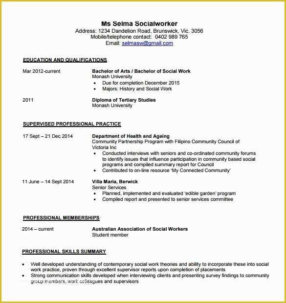 Contemporary Resume Templates Free Word Of Excel Resume Template