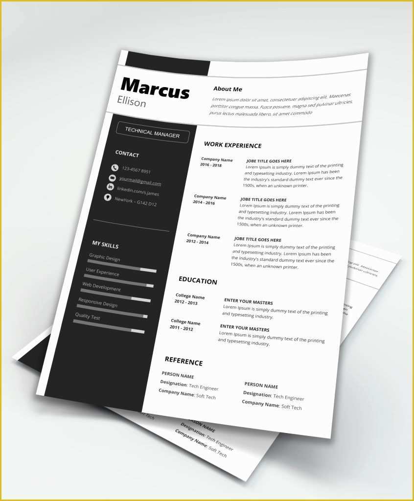 Contemporary Resume Templates Free Word Of Modern Resume Template Word [download] Maxresumes