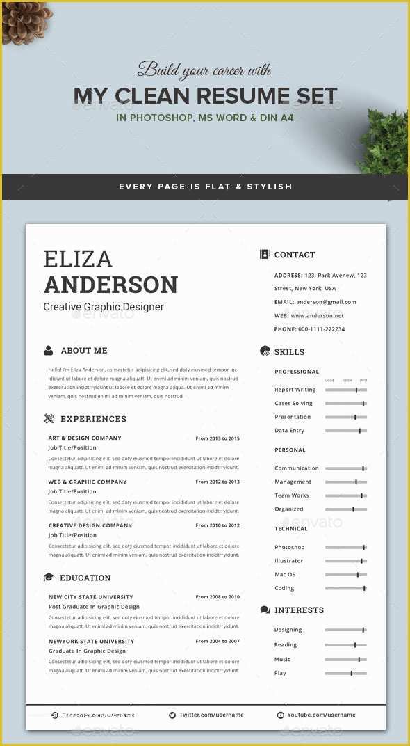 Contemporary Resume Templates Free Word Of Personalize A Modern Resume Template In Ms Word
