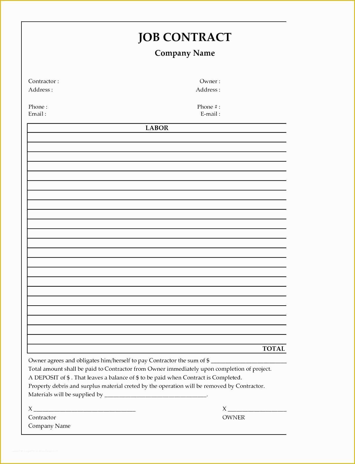 Contractor Change order Template Free Of Construction Change order form Staruptalent