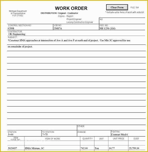 Contractor Change order Template Free Of Free Change order forms for Contractors