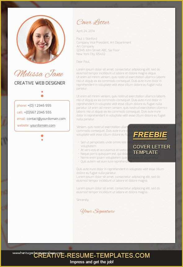 Cover Letter Design Template Free Of Free Cover Letter Template It Here Creative