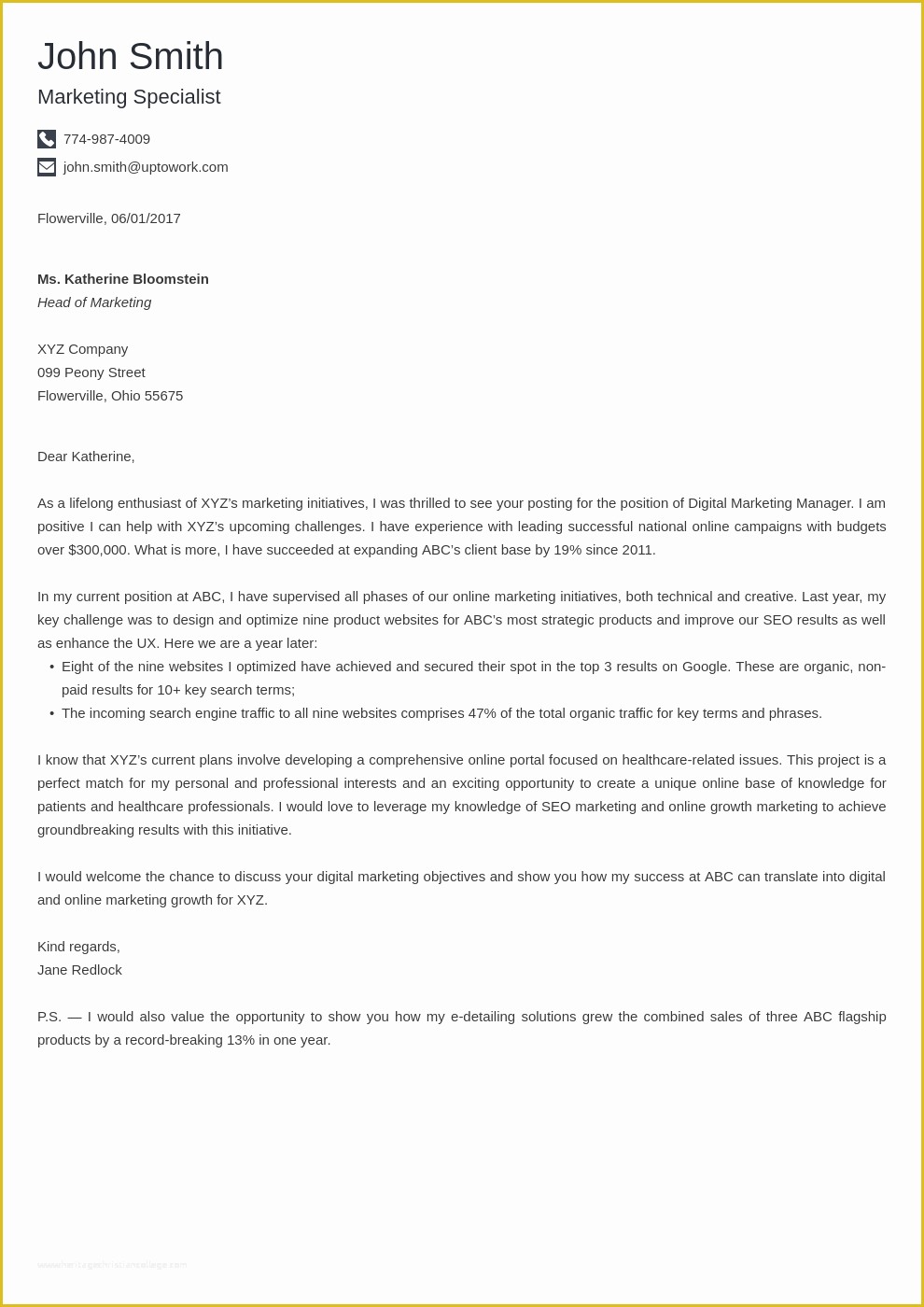 Cover Letter Template Free Download Of 20 Cover Letter Templates [download] Create Your Cover