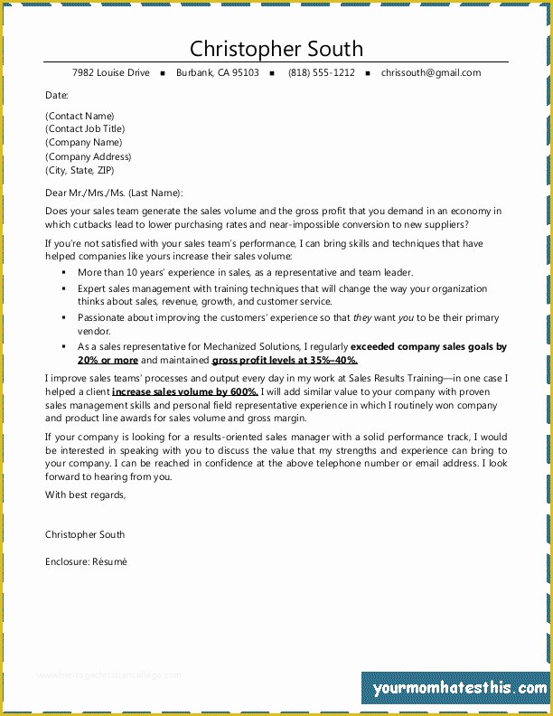 Cover Letter Template Free Download Of Cover Letter Samples for Free Download