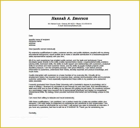 Cover Letter Template Free Download Of Free Cover Letter Samples Sarahepps