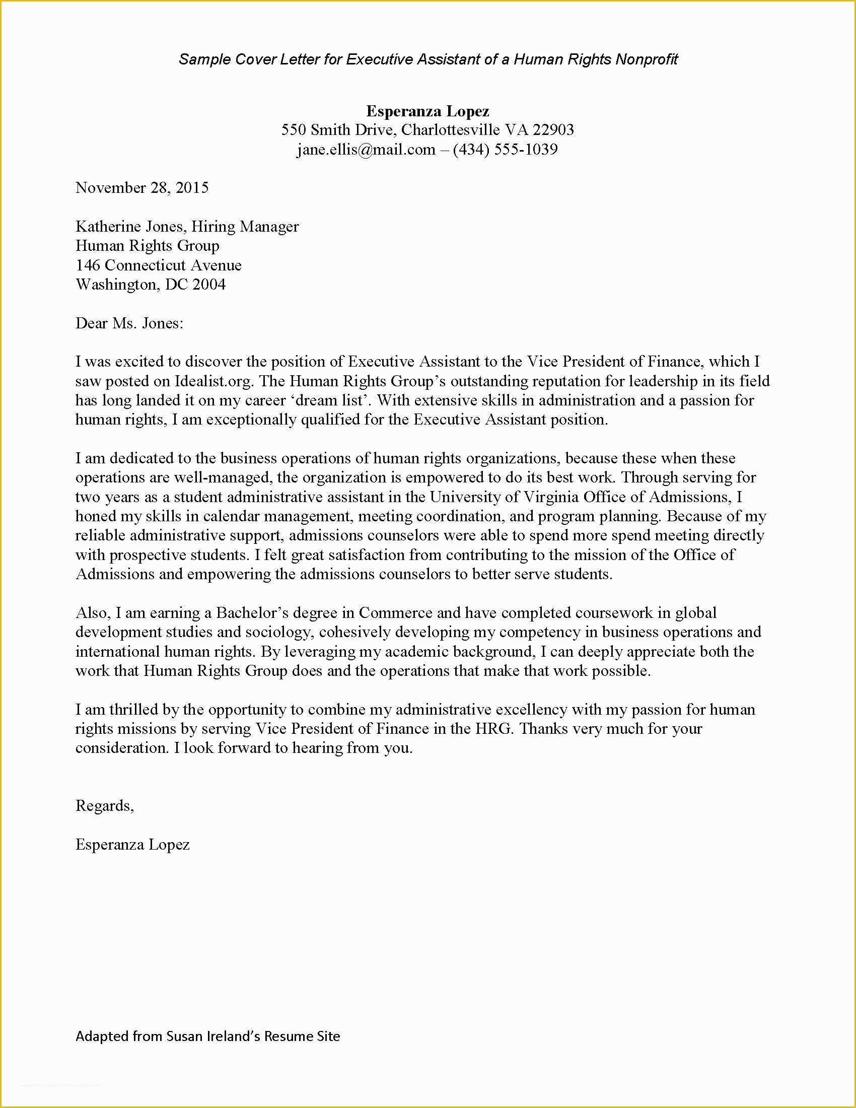Cover Letter Template Free Download Of Template Executive Cover Letter Template