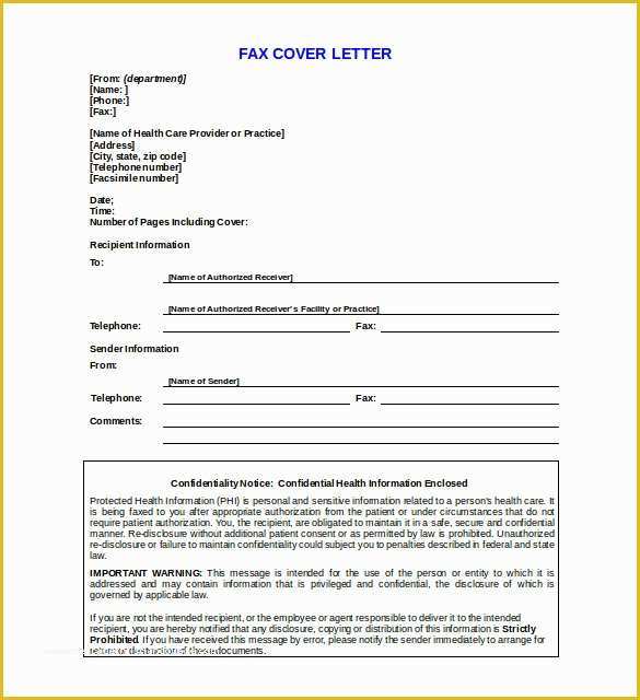 Cover Letter Template Word Free Download Of 12 Cover Sheet Doc Pdf